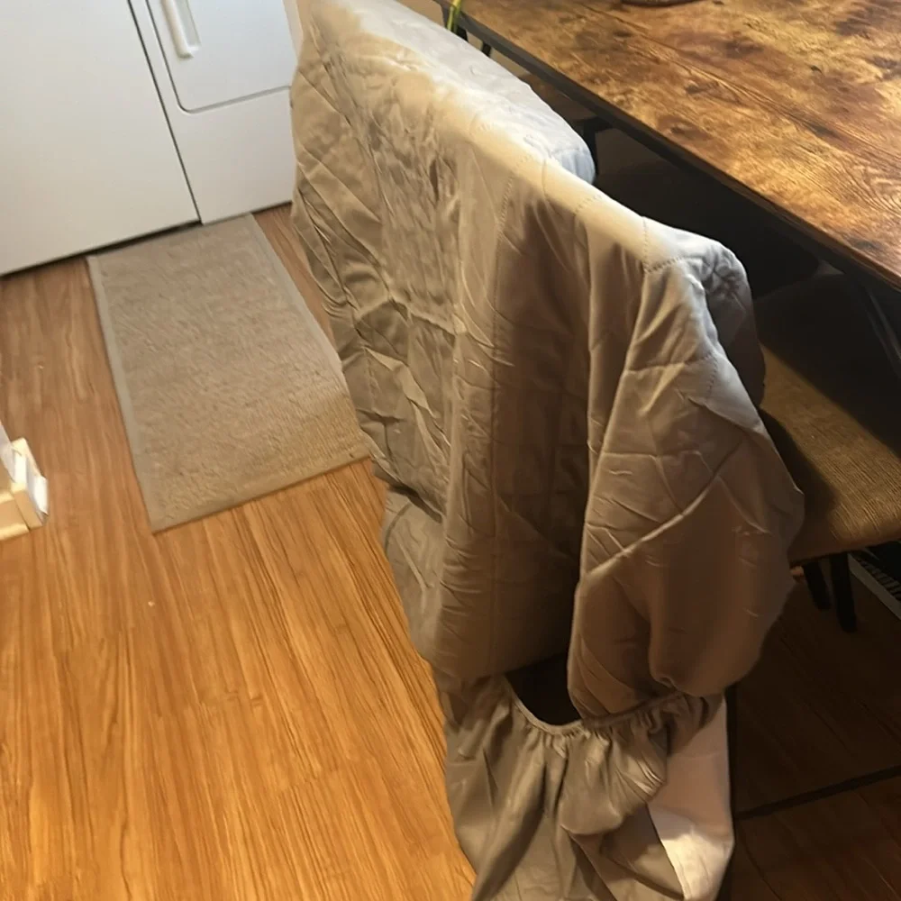 Mattress cover gray twin new never used